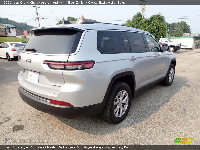 Silver Zynith / Global Black/Wicker Beige 2021 Jeep Grand Cherokee L Limited 4x4