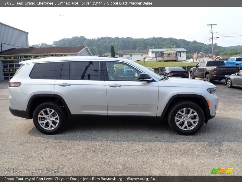 Silver Zynith / Global Black/Wicker Beige 2021 Jeep Grand Cherokee L Limited 4x4