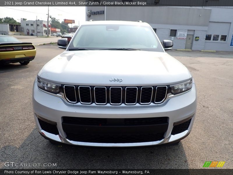 Silver Zynith / Global Black/Wicker Beige 2021 Jeep Grand Cherokee L Limited 4x4