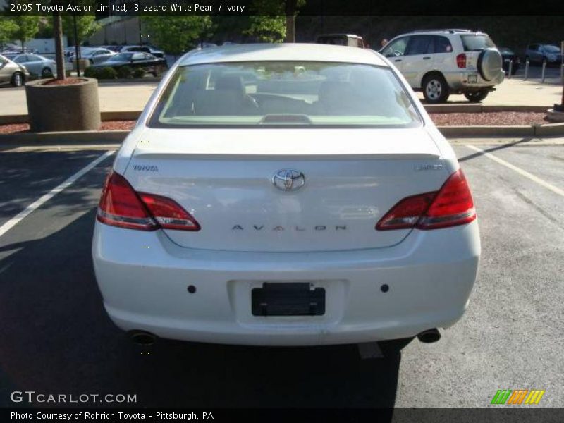 Blizzard White Pearl / Ivory 2005 Toyota Avalon Limited