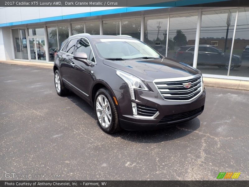 Dark Granite Metallic / Cirrus 2017 Cadillac XT5 Luxury AWD