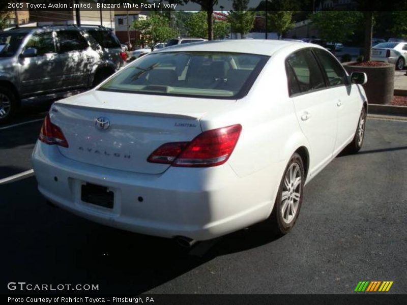 Blizzard White Pearl / Ivory 2005 Toyota Avalon Limited