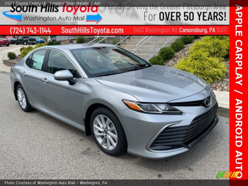 Celestial Silver Metallic / Ash 2021 Toyota Camry LE