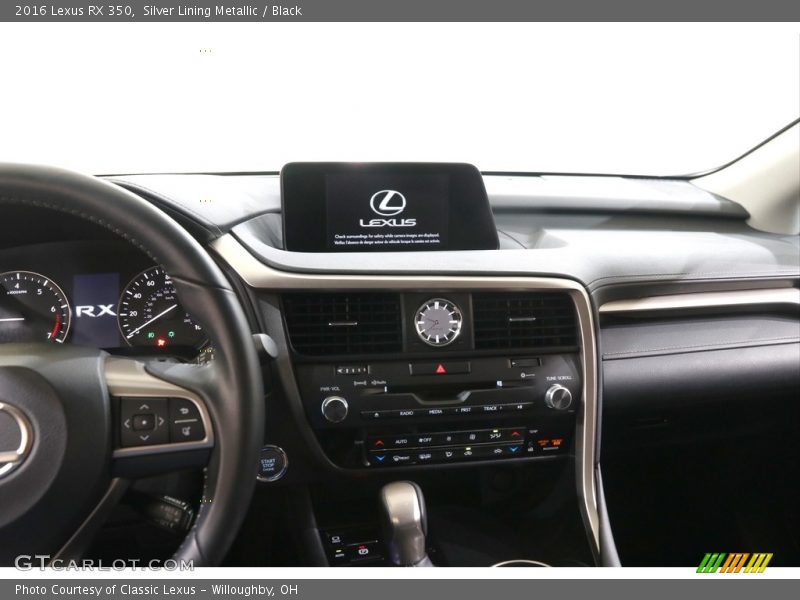 Silver Lining Metallic / Black 2016 Lexus RX 350