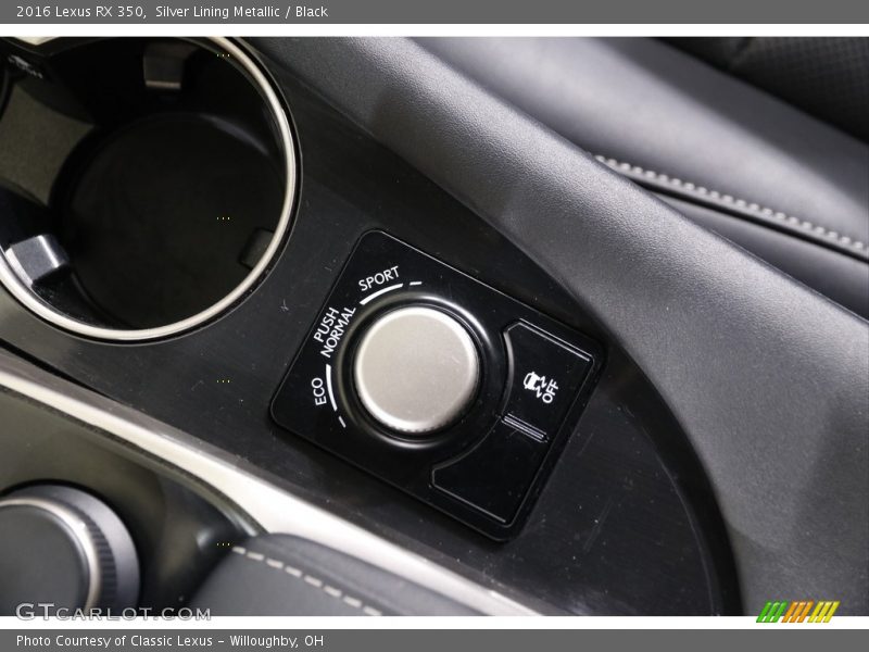 Controls of 2016 RX 350