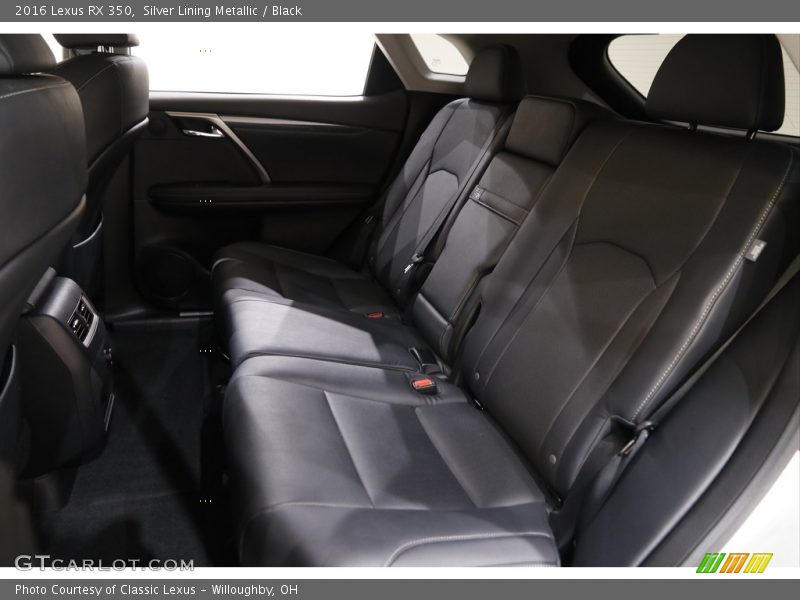 Silver Lining Metallic / Black 2016 Lexus RX 350