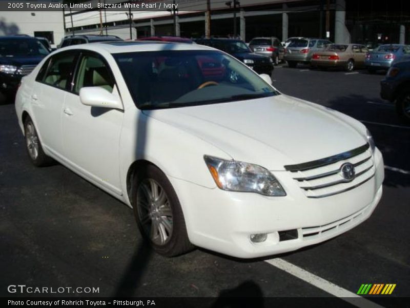 Blizzard White Pearl / Ivory 2005 Toyota Avalon Limited