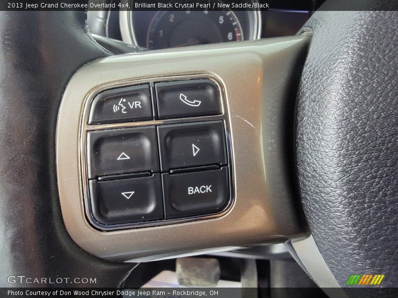 Brilliant Black Crystal Pearl / New Saddle/Black 2013 Jeep Grand Cherokee Overland 4x4
