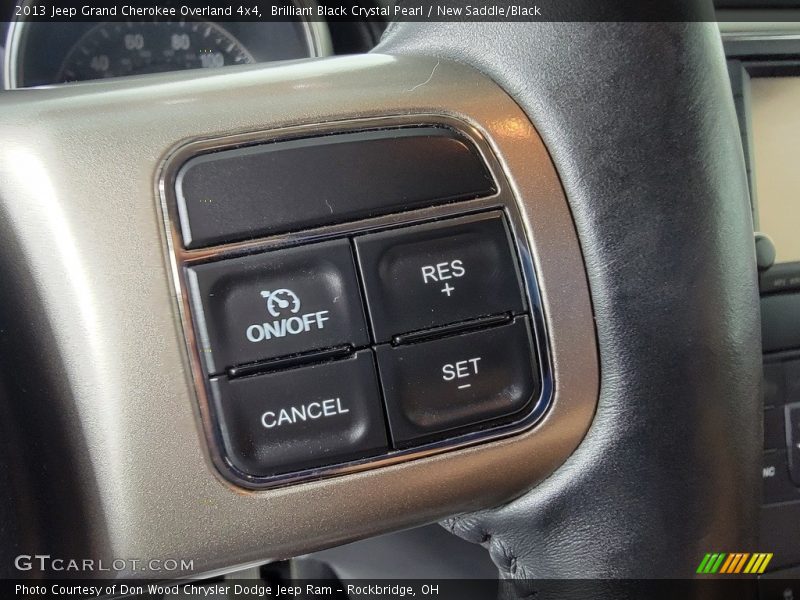 Brilliant Black Crystal Pearl / New Saddle/Black 2013 Jeep Grand Cherokee Overland 4x4