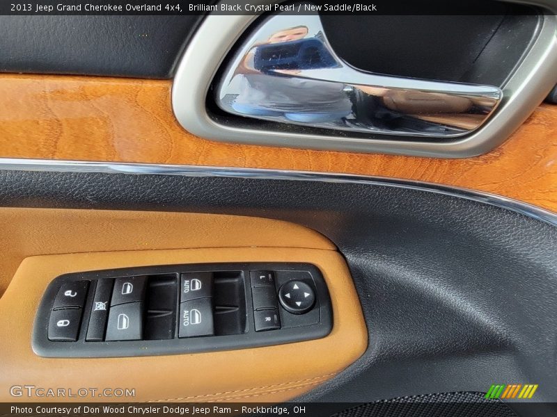 Brilliant Black Crystal Pearl / New Saddle/Black 2013 Jeep Grand Cherokee Overland 4x4