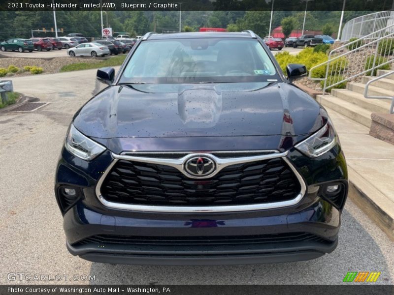 Blueprint / Graphite 2021 Toyota Highlander Limited AWD