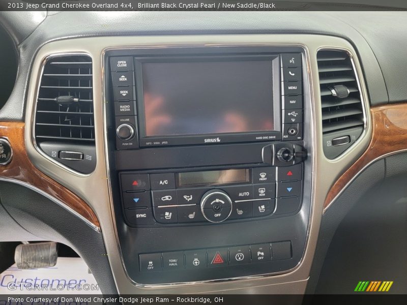 Brilliant Black Crystal Pearl / New Saddle/Black 2013 Jeep Grand Cherokee Overland 4x4