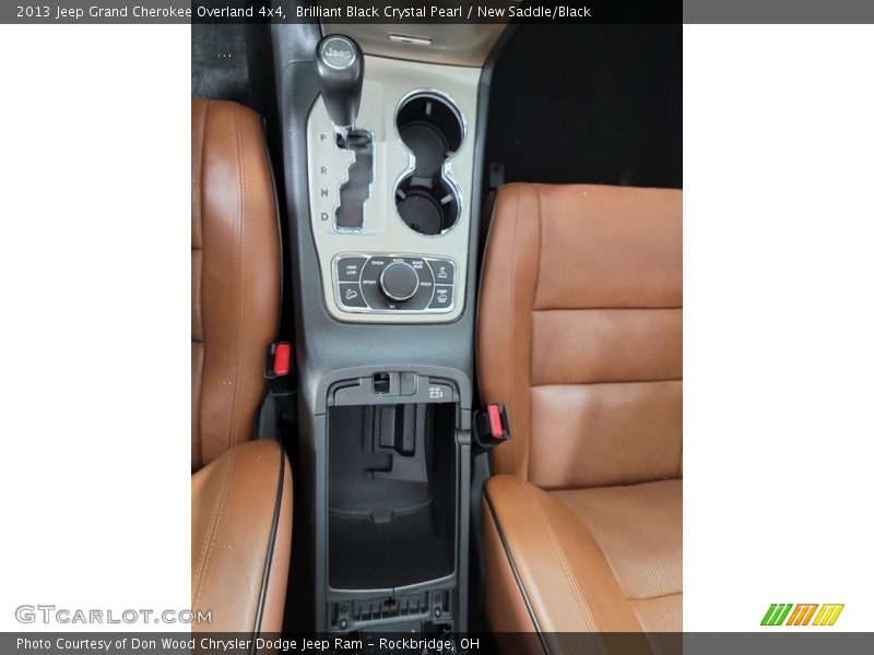 Brilliant Black Crystal Pearl / New Saddle/Black 2013 Jeep Grand Cherokee Overland 4x4
