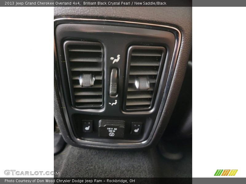 Brilliant Black Crystal Pearl / New Saddle/Black 2013 Jeep Grand Cherokee Overland 4x4