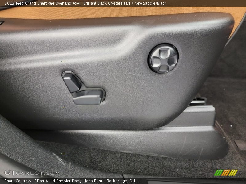 Brilliant Black Crystal Pearl / New Saddle/Black 2013 Jeep Grand Cherokee Overland 4x4