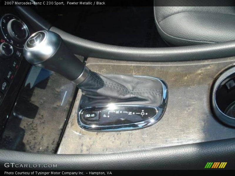 Pewter Metallic / Black 2007 Mercedes-Benz C 230 Sport