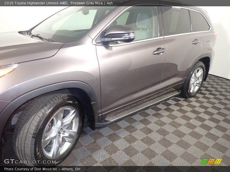 Predawn Gray Mica / Ash 2016 Toyota Highlander Limited AWD