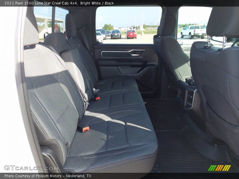 Bright White / Black 2021 Ram 1500 Lone Star Crew Cab 4x4
