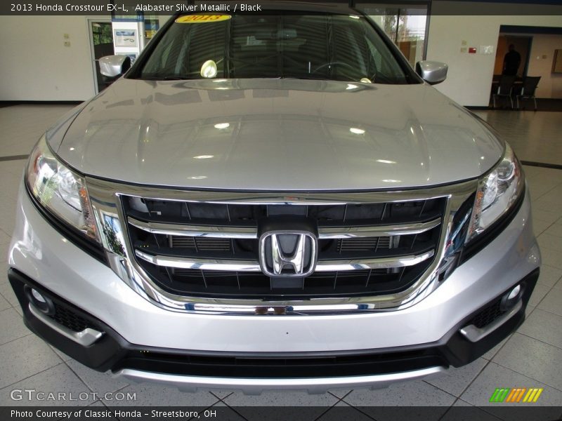 Alabaster Silver Metallic / Black 2013 Honda Crosstour EX-L