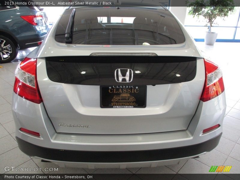 Alabaster Silver Metallic / Black 2013 Honda Crosstour EX-L