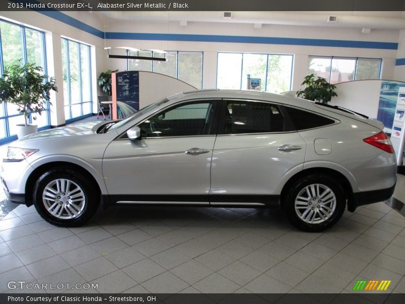 Alabaster Silver Metallic / Black 2013 Honda Crosstour EX-L