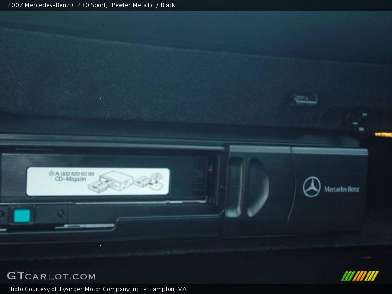 Pewter Metallic / Black 2007 Mercedes-Benz C 230 Sport