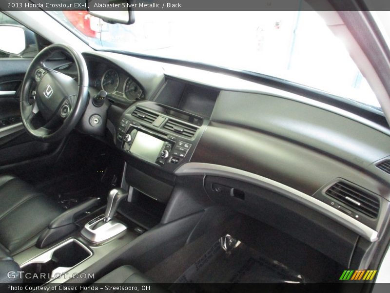 Alabaster Silver Metallic / Black 2013 Honda Crosstour EX-L