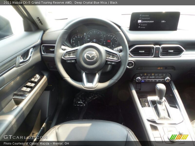 Deep Crystal Blue Mica / Black 2021 Mazda CX-5 Grand Touring Reserve AWD