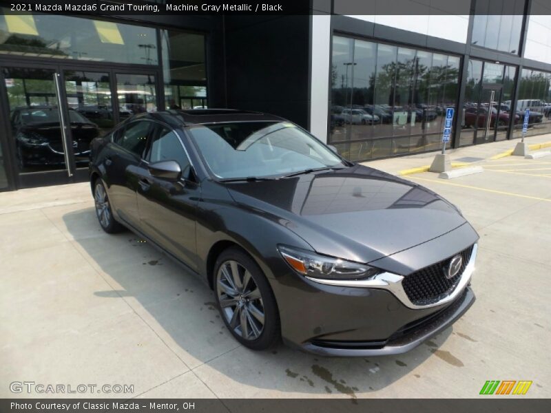 Machine Gray Metallic / Black 2021 Mazda Mazda6 Grand Touring
