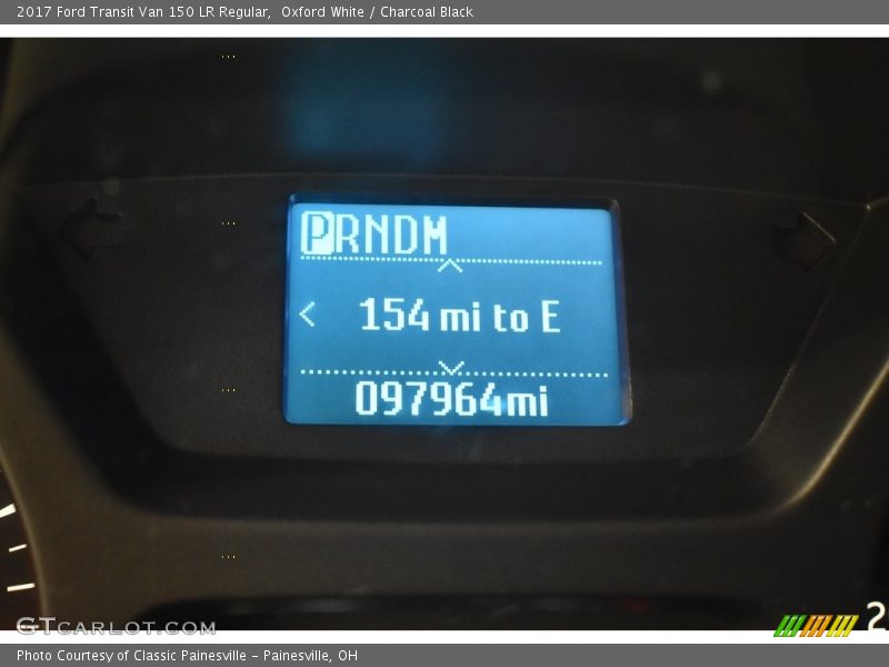 Oxford White / Charcoal Black 2017 Ford Transit Van 150 LR Regular