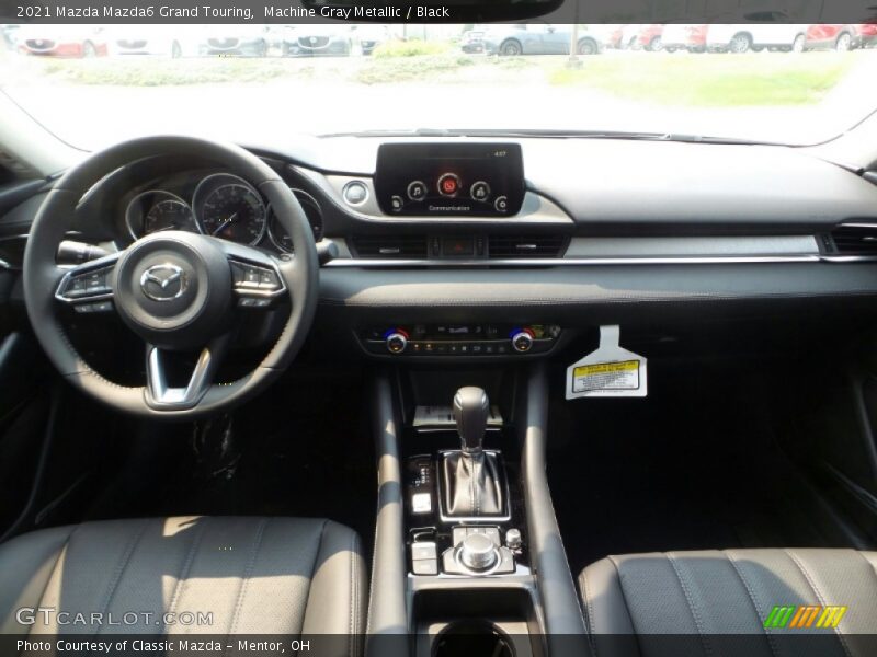 Machine Gray Metallic / Black 2021 Mazda Mazda6 Grand Touring