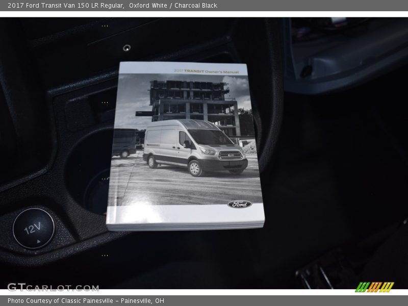 Oxford White / Charcoal Black 2017 Ford Transit Van 150 LR Regular