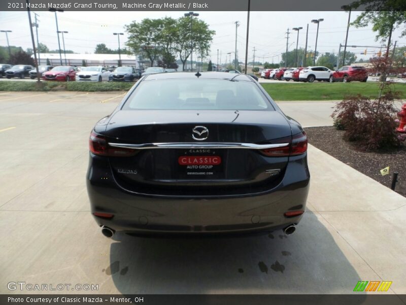 Machine Gray Metallic / Black 2021 Mazda Mazda6 Grand Touring