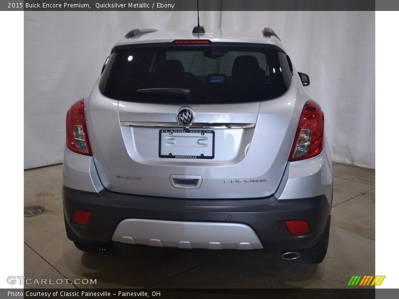 Quicksilver Metallic / Ebony 2015 Buick Encore Premium