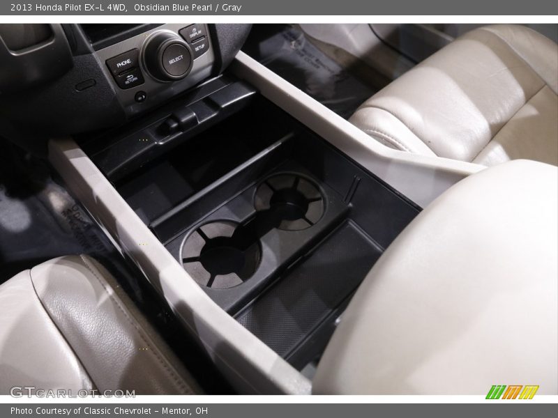Obsidian Blue Pearl / Gray 2013 Honda Pilot EX-L 4WD