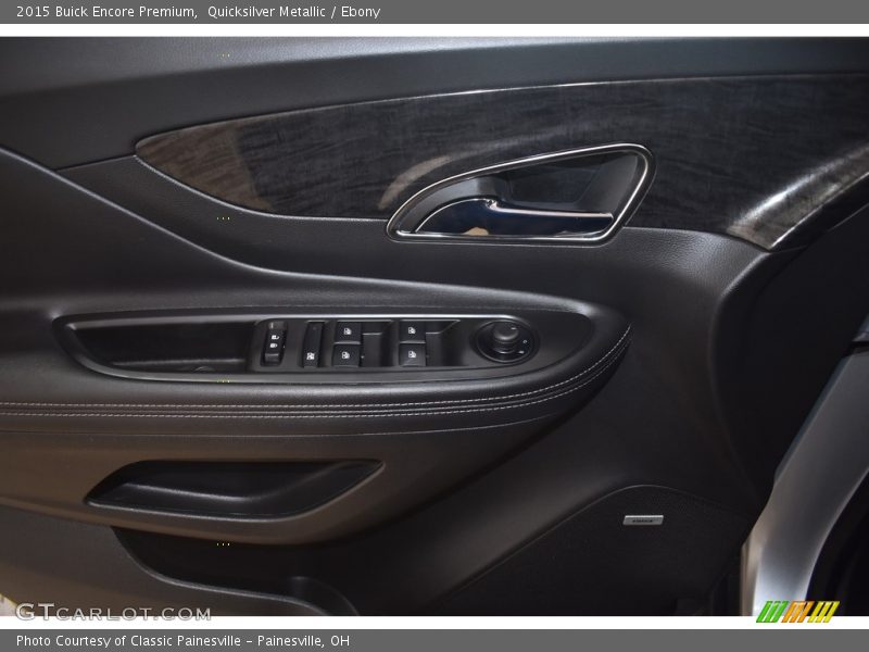 Quicksilver Metallic / Ebony 2015 Buick Encore Premium