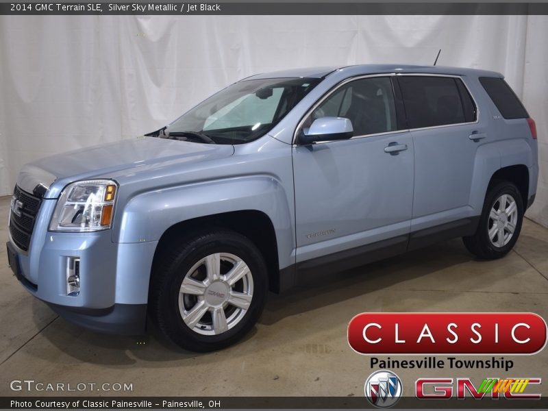 Silver Sky Metallic / Jet Black 2014 GMC Terrain SLE