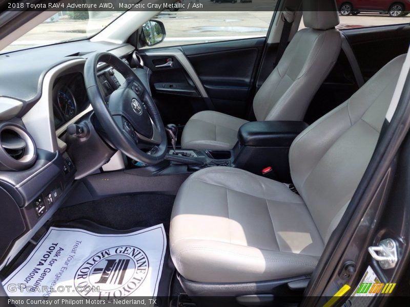 Magnetic Gray Metallic / Ash 2018 Toyota RAV4 Adventure AWD