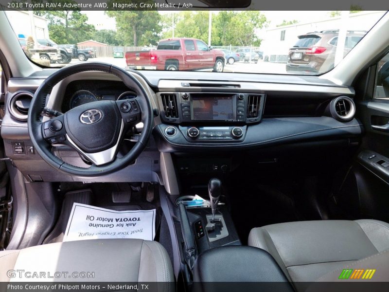 Magnetic Gray Metallic / Ash 2018 Toyota RAV4 Adventure AWD
