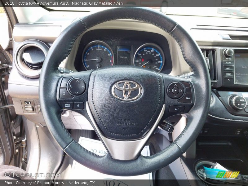 Magnetic Gray Metallic / Ash 2018 Toyota RAV4 Adventure AWD