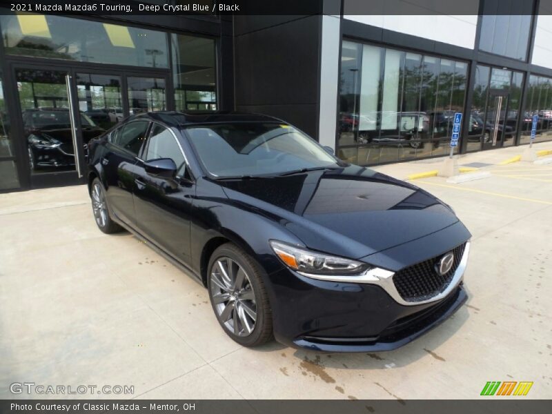 Deep Crystal Blue / Black 2021 Mazda Mazda6 Touring