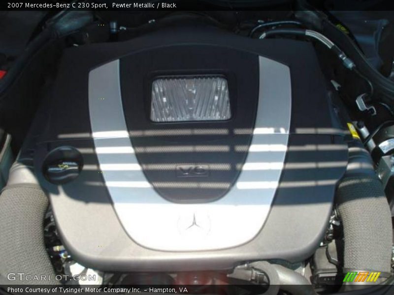Pewter Metallic / Black 2007 Mercedes-Benz C 230 Sport