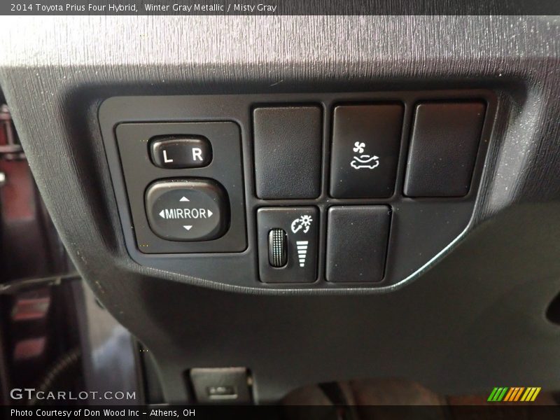 Winter Gray Metallic / Misty Gray 2014 Toyota Prius Four Hybrid