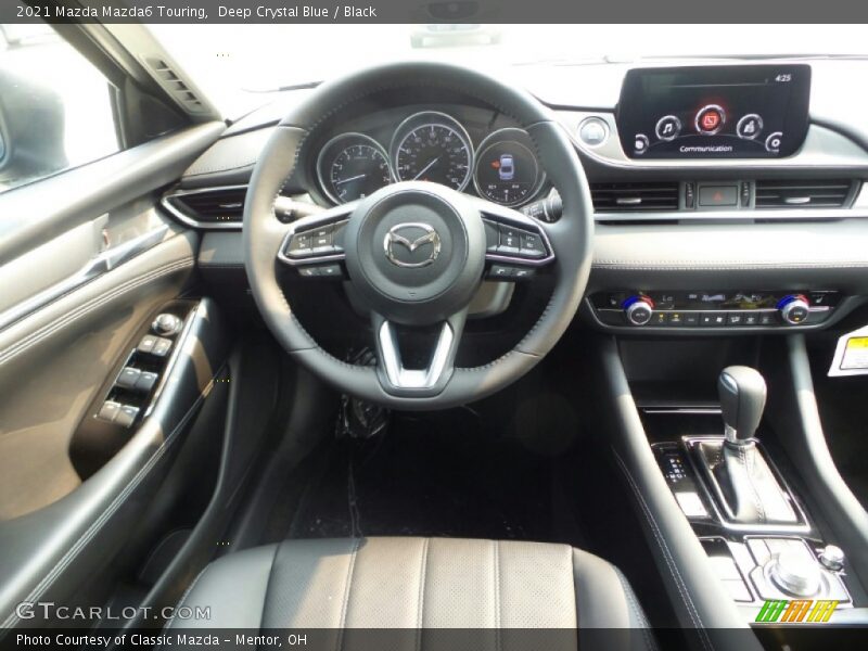 Deep Crystal Blue / Black 2021 Mazda Mazda6 Touring