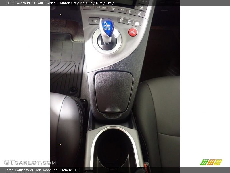 Winter Gray Metallic / Misty Gray 2014 Toyota Prius Four Hybrid