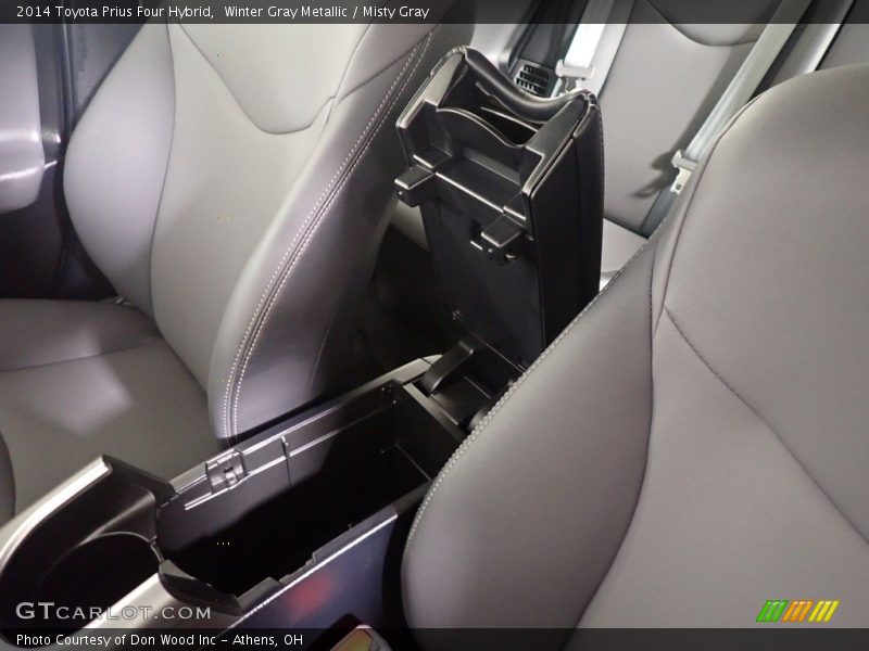 Winter Gray Metallic / Misty Gray 2014 Toyota Prius Four Hybrid
