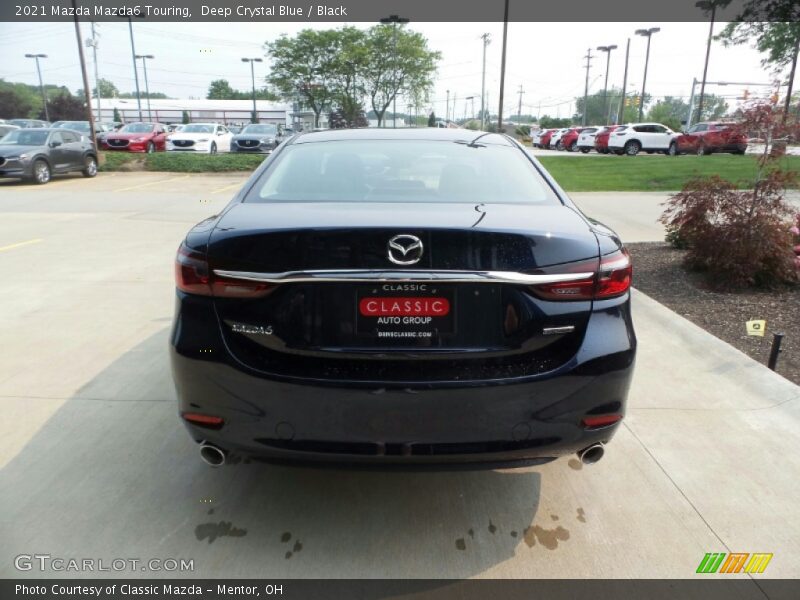 Deep Crystal Blue / Black 2021 Mazda Mazda6 Touring