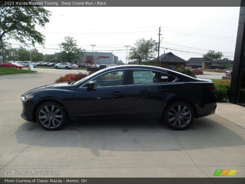 Deep Crystal Blue / Black 2021 Mazda Mazda6 Touring