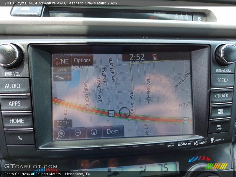 Magnetic Gray Metallic / Ash 2018 Toyota RAV4 Adventure AWD
