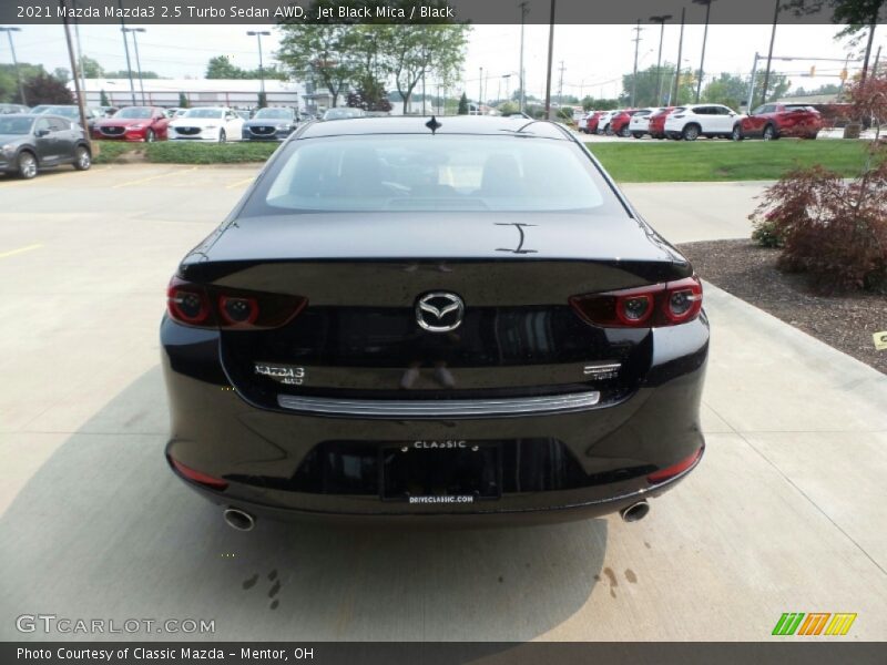 Jet Black Mica / Black 2021 Mazda Mazda3 2.5 Turbo Sedan AWD